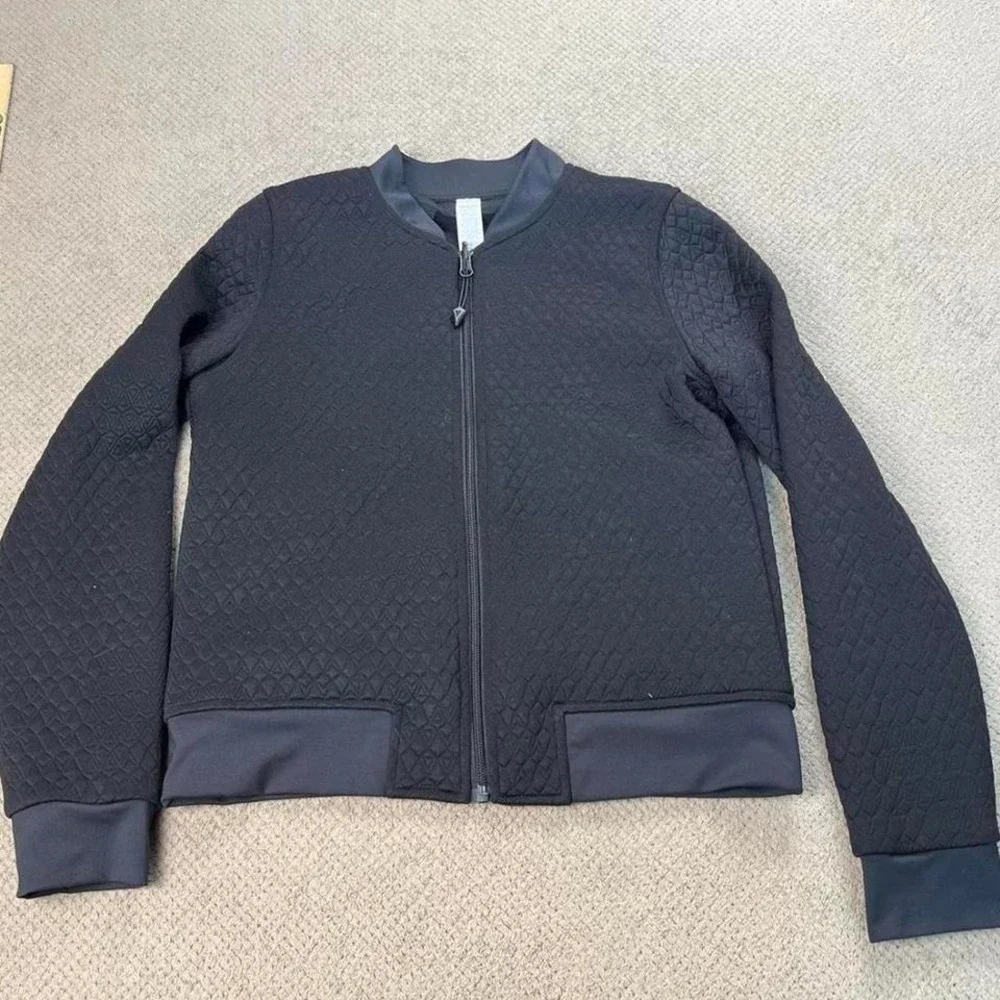 Ivivva/Lululemon Quilted‎ Logo Reversible Jacket,  sz 12 kids